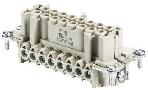 Wieland 70.300.1640.0 Insert femelle BAS Nombre total de pôles 16 + PE 1 pc(s)