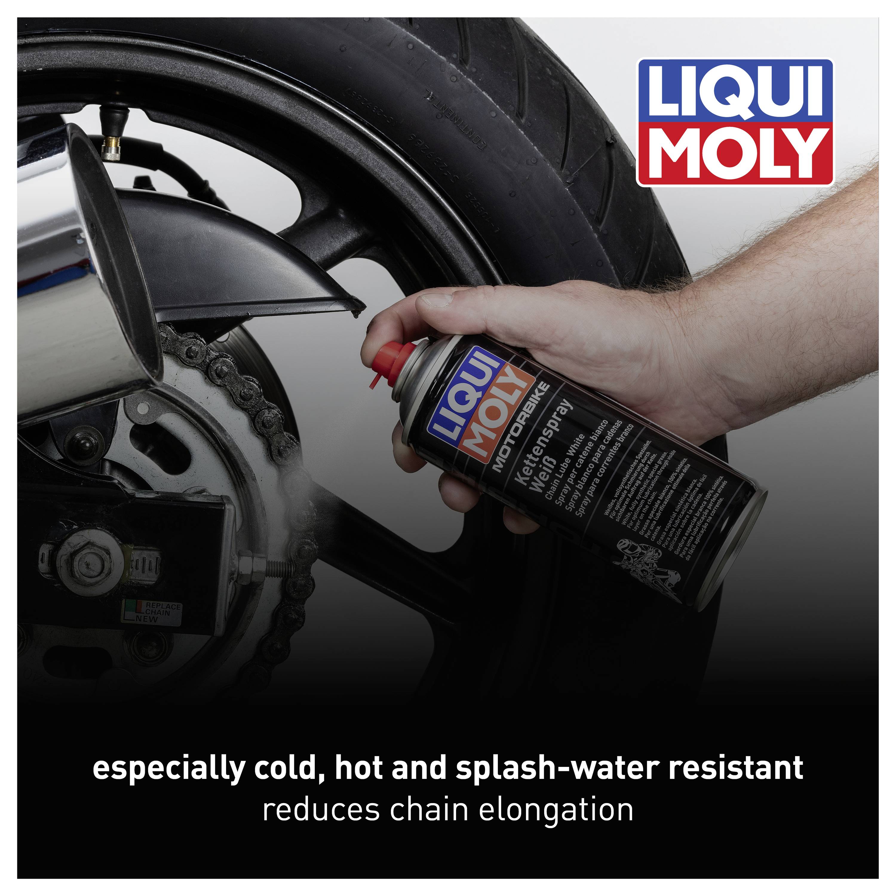 Liqui Moly 1591 Chain Lube White Lubrifiant pour chaîne 400 ml