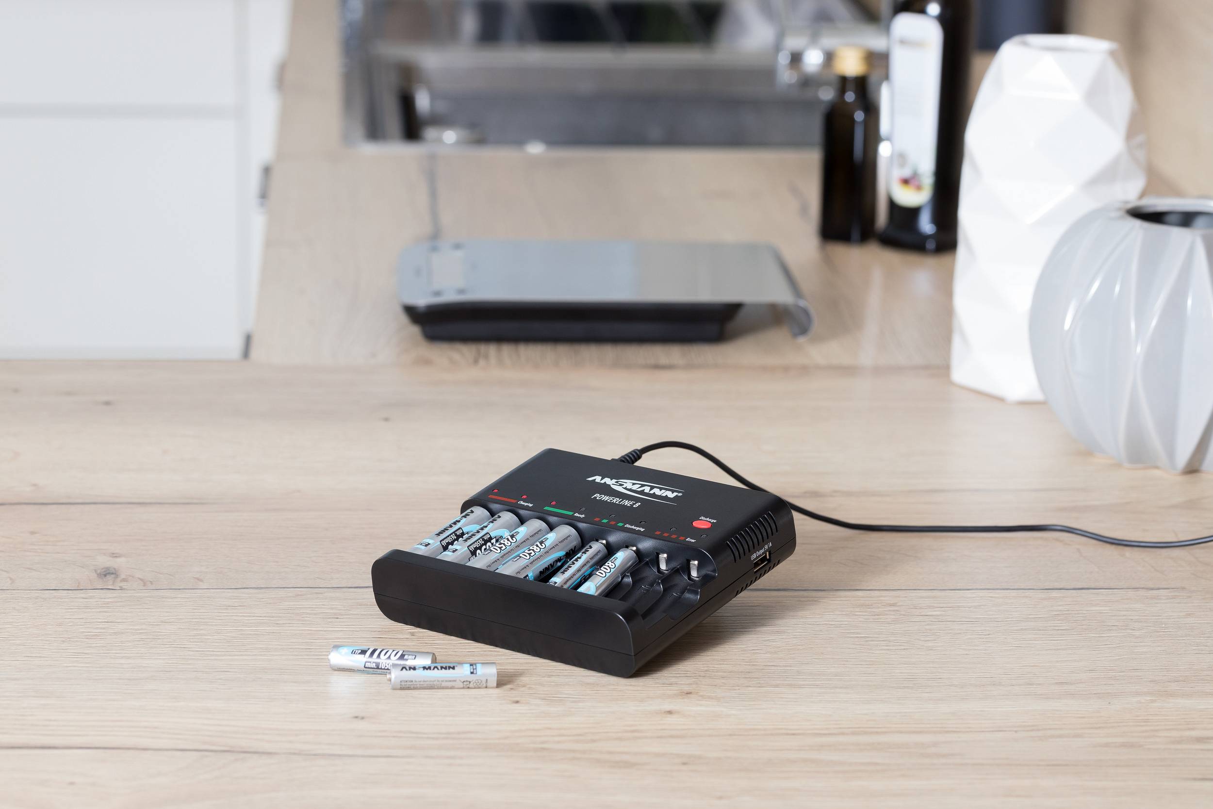 Chargeur de piles rondes NiCd, NiMH Ansmann Powerline 8