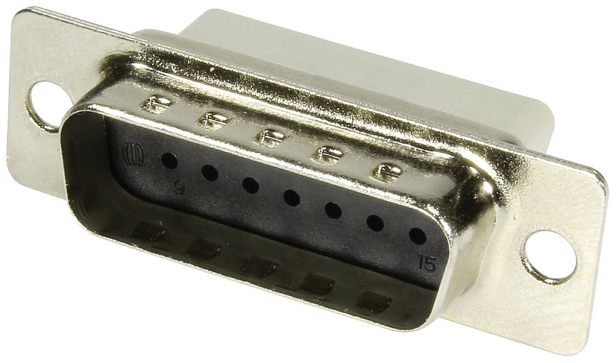 Embase SUB-D mâle 25 pôles HARTING 09670255601 180 ° à sertir