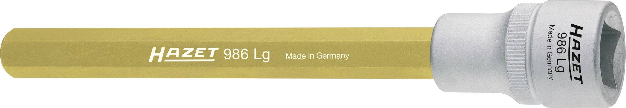 Douille-embout 6 pans intérieurs 7 mm Longueur: 100 mm Hazet 986LG-7 Propulseur: 1/2" (12.5 mm) 1 pc(s)