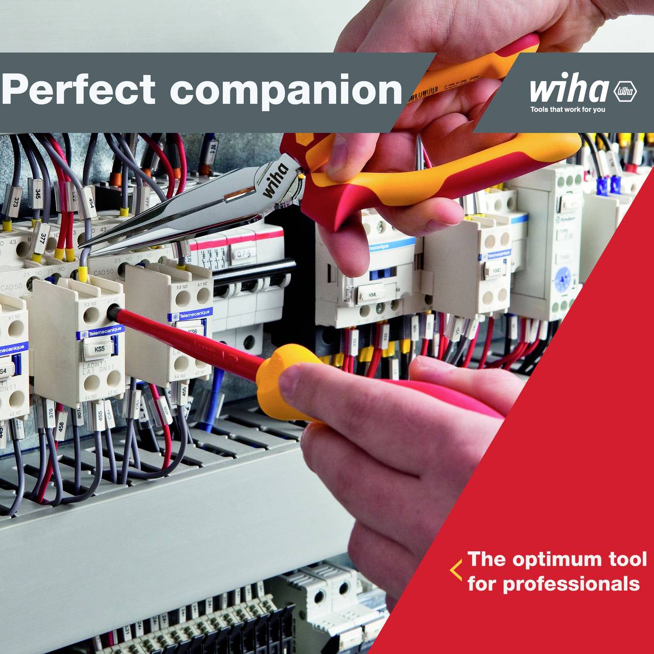 Jeu de pinces Professional electric, 3 pcs Wiha 26852