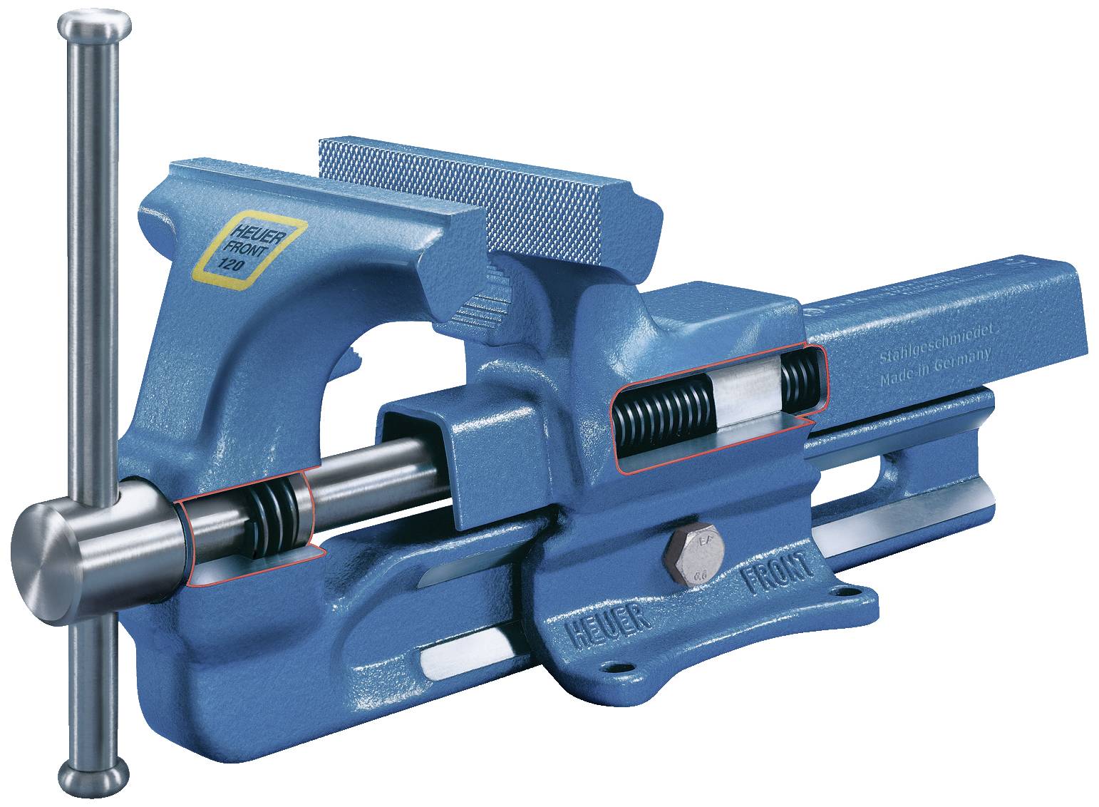 Etau Brockhaus Heuer 100120 Largeur de mâchoire: 120 mm Envergure max.: 150 mm