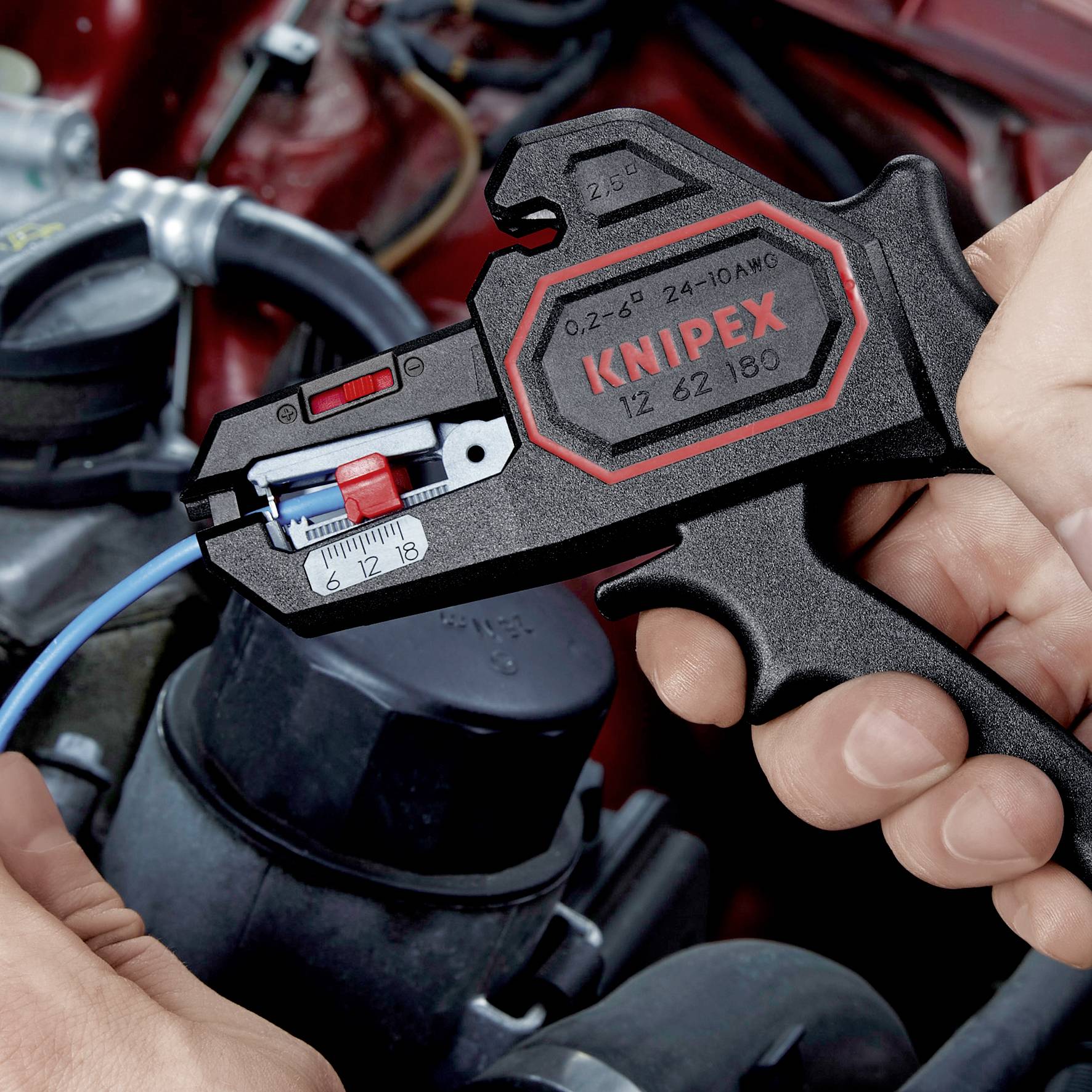 Pince à dénuder automatique de 0.2 à 6mm² Knipex 12 62 180