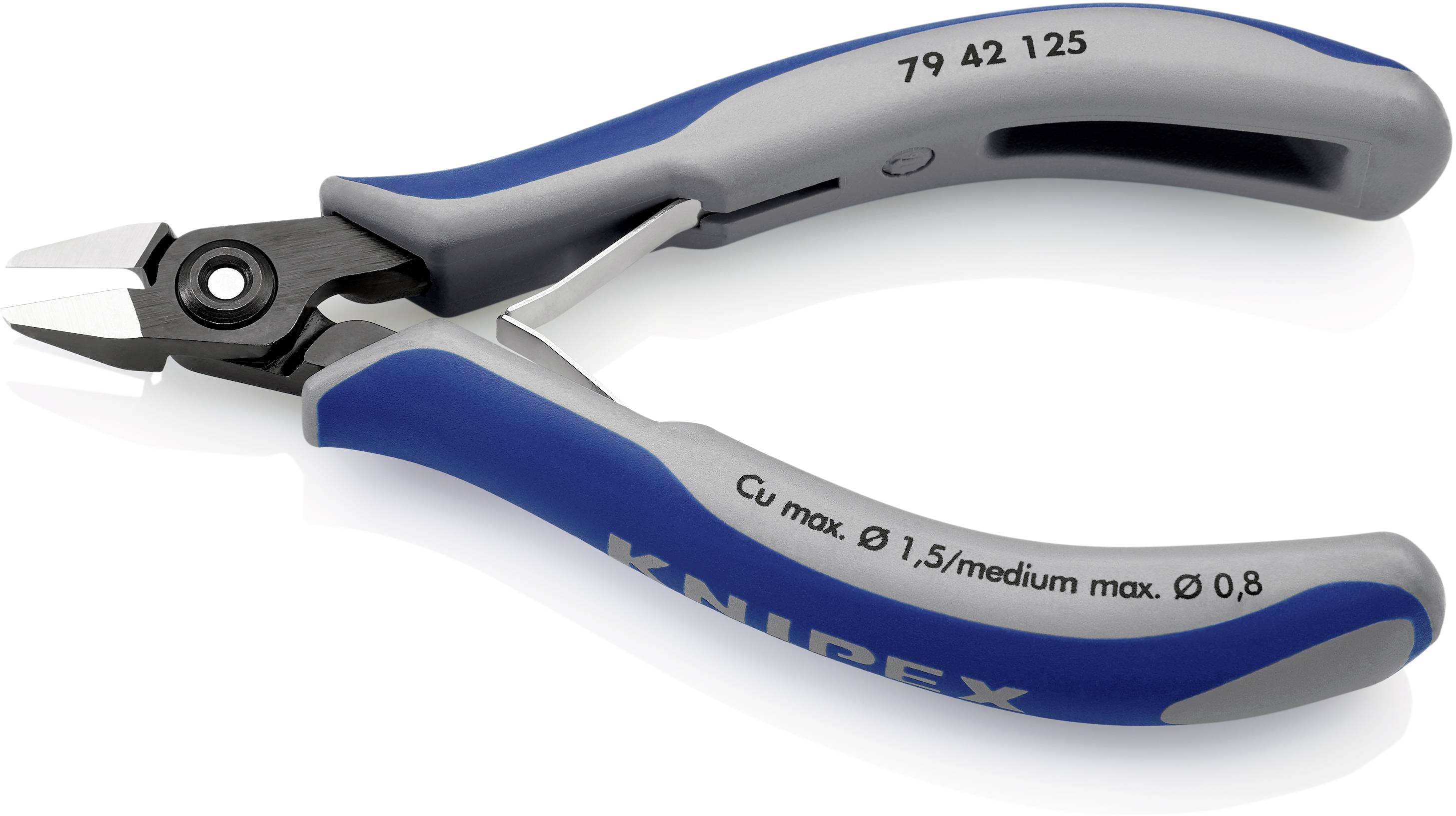 Pince coupante diagonale sans facette Knipex 79 42 125 125 mm 1 pc(s)