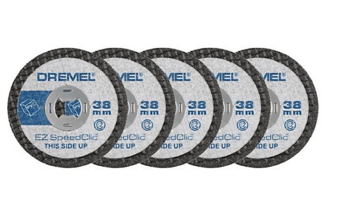 5 disques à tronçonner le plastique Speedclic Dremel SC476