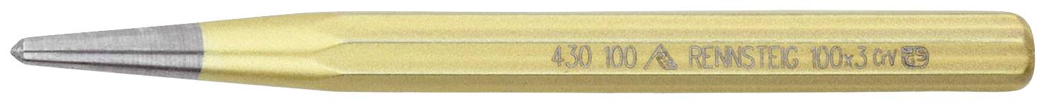Un stylo doré portant la gravure « IC 10/4, RENISHAW, RB 416 ».