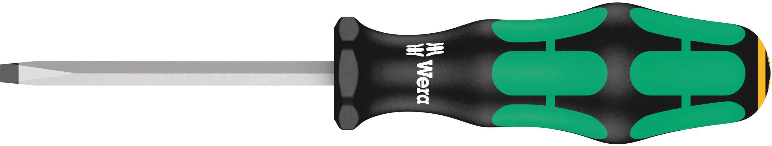 Tournevis pour vis à fente 1.6 mm x 10 mm Wera 378 B 05007355001 Longueur de la lame: 60 mm 1 pc(s)