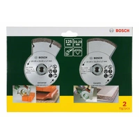 Jeu de 2 disques diamant carrelage et matériaux de construction Ø125mm Bosch TS 2607019484 Jeu de 2 disques diamant carrelage et matériaux de construction Ø125mm Bosch TS 2607019484