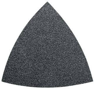 Feuille abrasive Delta avec bande auto-agrippante, non perforé Fein 63717088012 Grain 180 Cote d'encoignure 80 mm 50 pc(s)