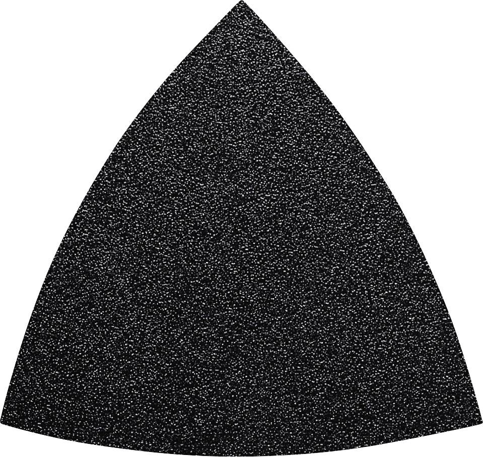 Feuille abrasive Delta avec bande auto-agrippante, non perforé Fein 63717086010 Grain 36 Cote d'encoignure 80 mm 50 pc(s)