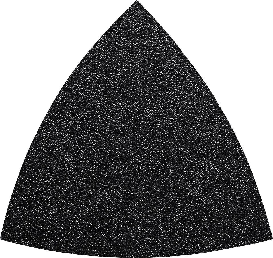 Feuille abrasive Delta avec bande auto-agrippante, non perforé Fein 63717085045 Grain 120 Cote d'encoignure 80 mm 5 pc(s)