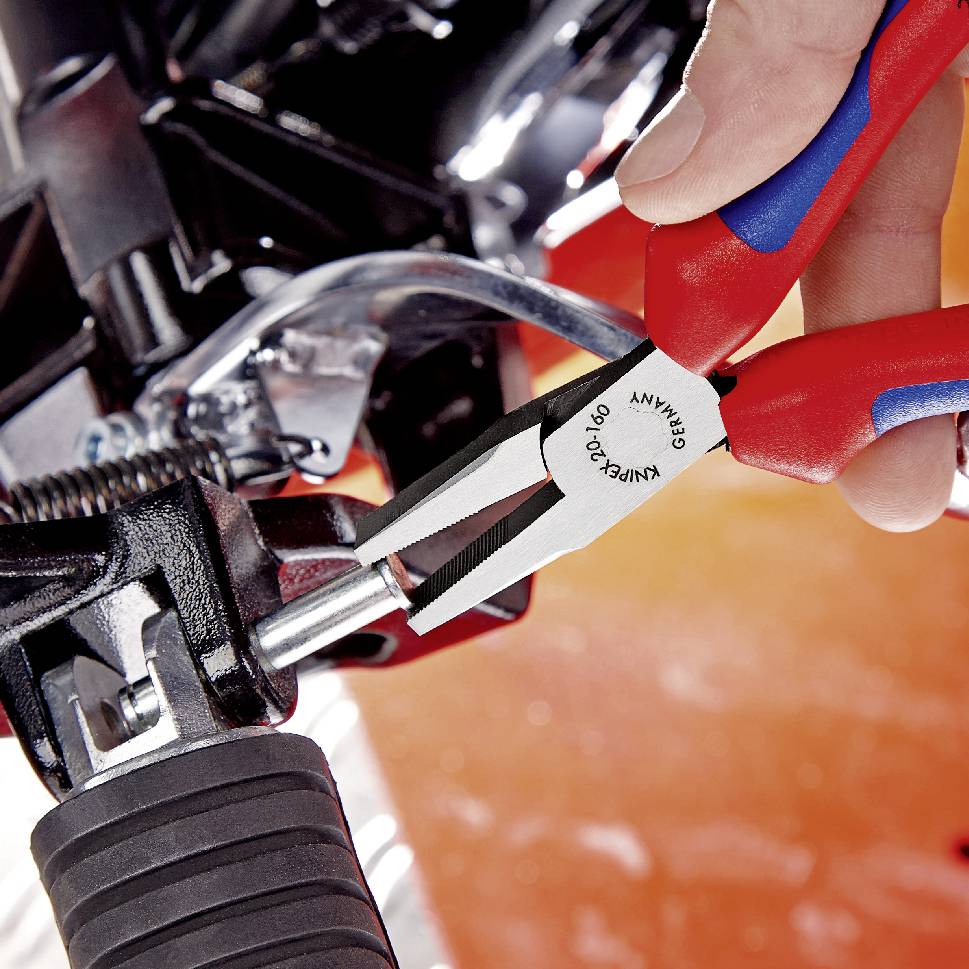 Knipex 20 01 140 pour l'électronique et la mécanique de précision Pince à becs plats droite 140 mm