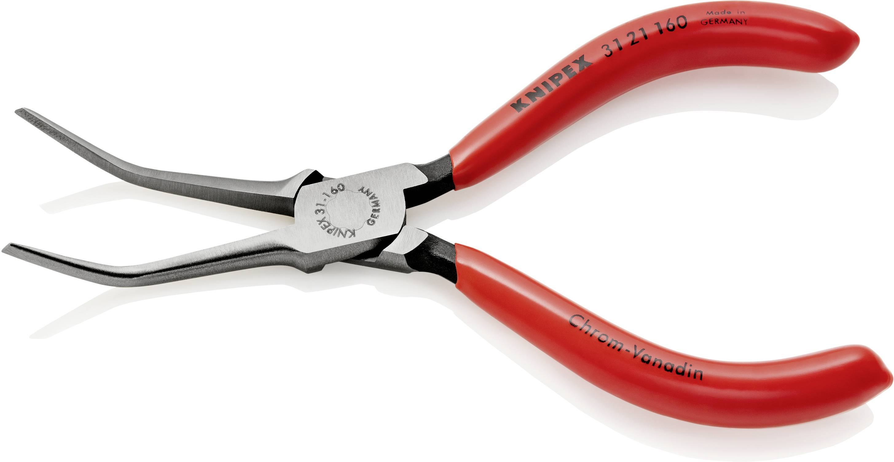 Knipex 31 21 160 pour l'électronique et la mécanique de précision Pince à becs pointus coudée à 45° 160 mm