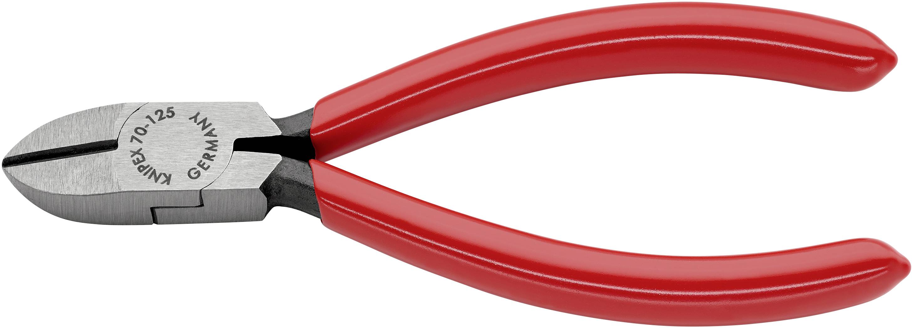 Pince coupante diagonale avec facette Knipex 70 01 125 125 mm 1 pc(s)