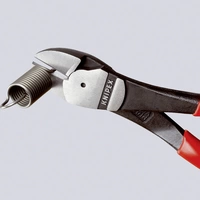 Pince coupante diagonale à forte démultiplication avec facette Knipex 74 12 160 160 mm 1 pc(s) Pince coupante diagonale à forte démultiplication avec facette Knipex 74 12 160 160 mm 1 pc(s)