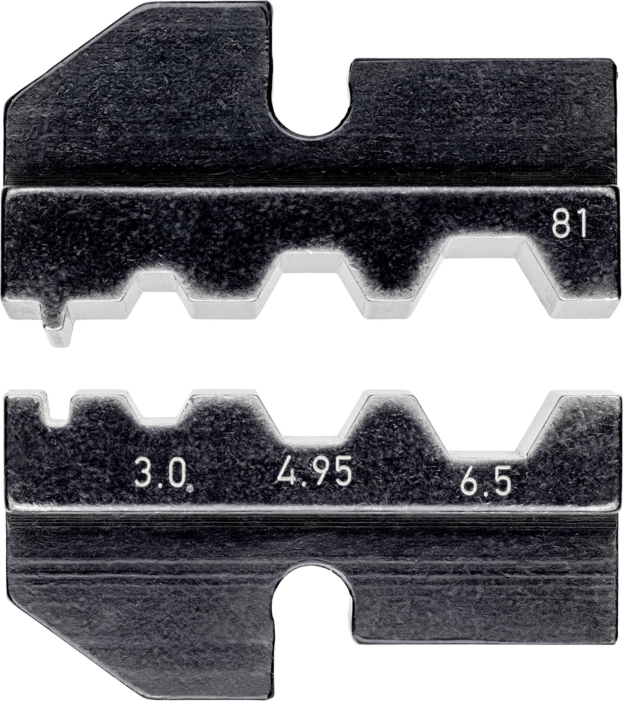 Knipex 97 49 81 Matrice à sertir pour fiche FO Convient pour Harting adapté pour marque (pinces) Knipex 97 43 200, 97 43 E, 97 43