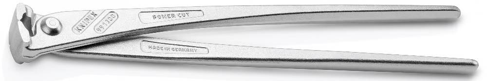Ein Paar silberne Knipex-Bolzenschneider mit den Aufschriften 