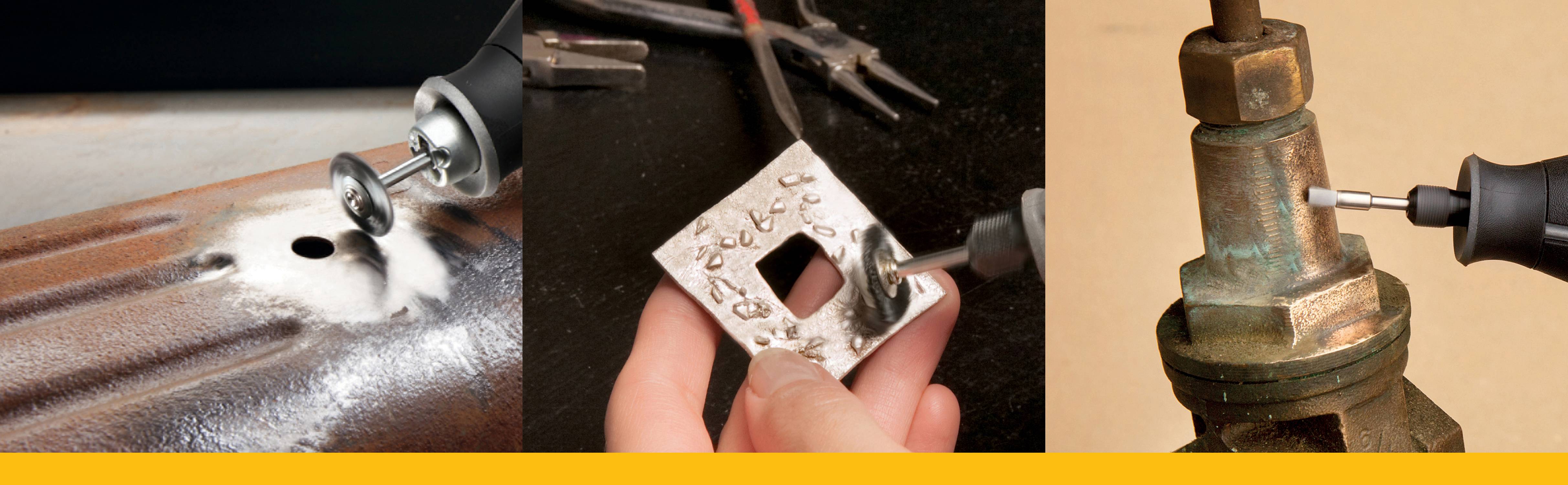 Brosse métallique Ø 3,2 mm Dremel 26150443JA x 3 pcs