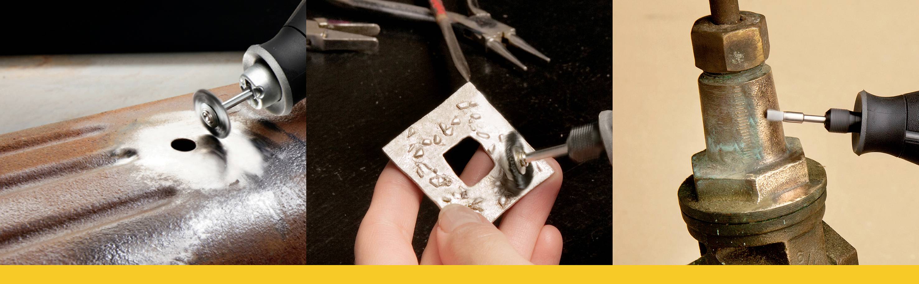 Brosse métallique Ø 3,2 mm Dremel 26150443JA x 3 pcs