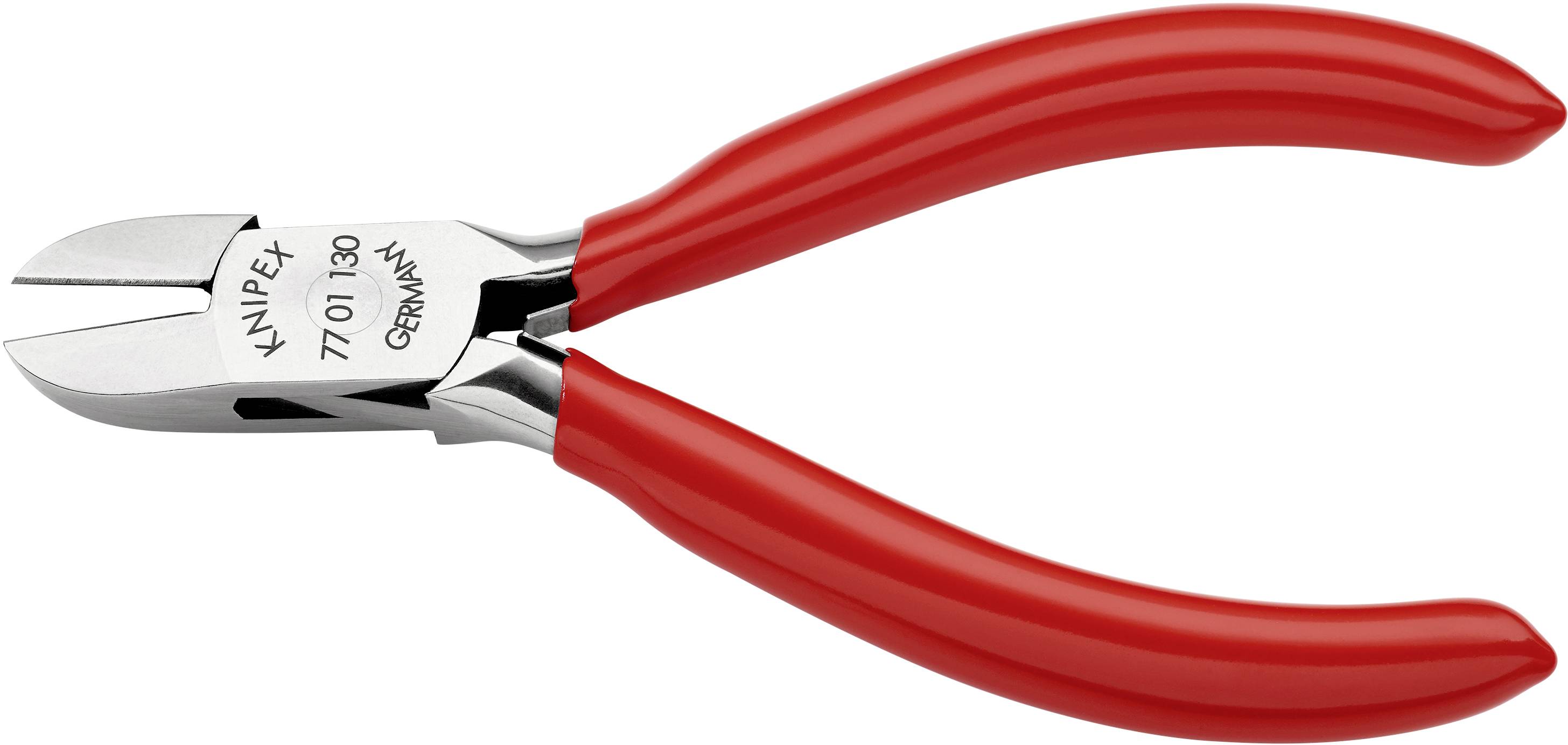 Pince coupante diagonale avec facette Knipex 77 01 130 130 mm 1 pc(s)