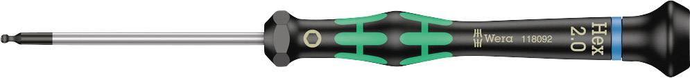 Tournevis noir et vert portant l'inscription 'Hex 2.0'. Adapté aux travaux de précision, avec une poignée ergonomique.
