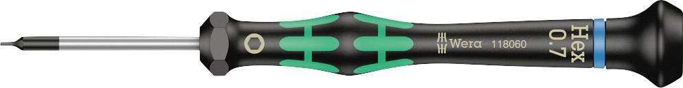 Un tournevis noir et vert portant l'inscription 'Flex 0,7' et la marque sur la poignée.