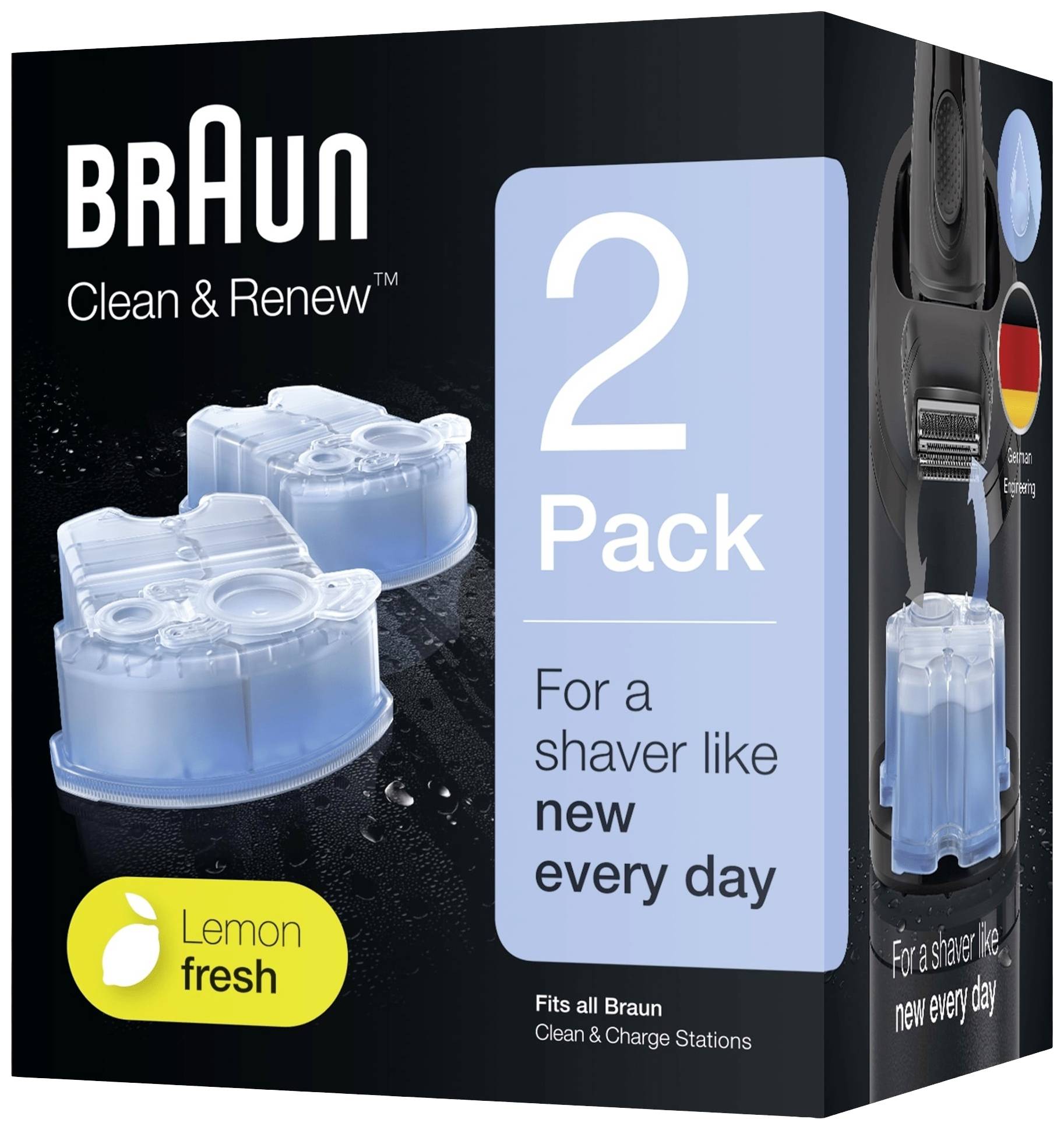 Braun CCR2 Cartouche de nettoyage bleu 2 pc(s)