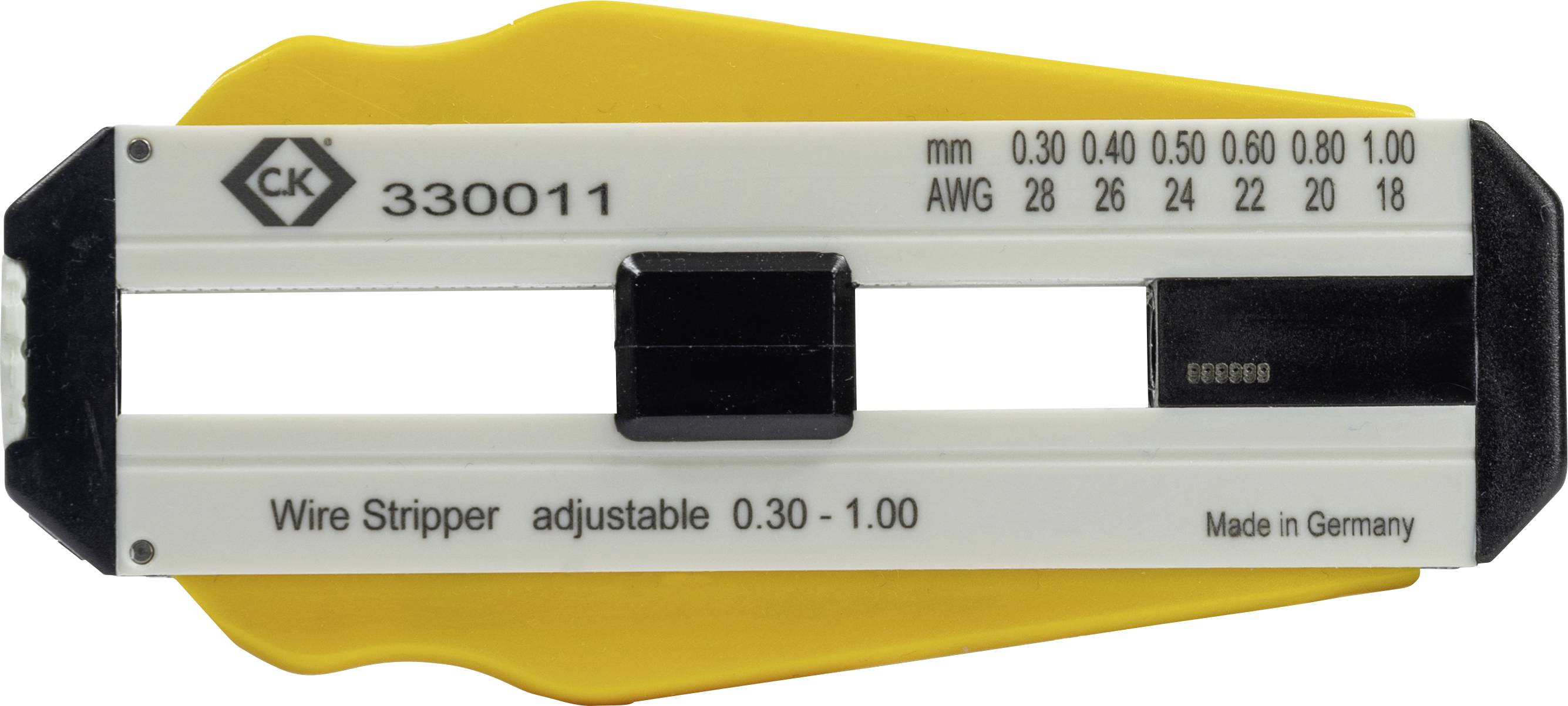 Dénudeur ajustable d'une capacité de Ø 0,30 - 1,00 mm C.K. 330011