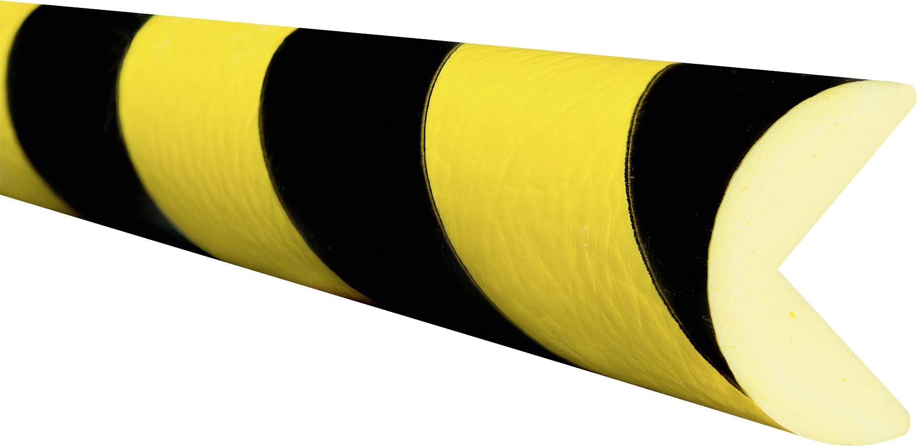 Protection des arêtes de forme cylindrique jaune/noir Moravia 422.24.291
