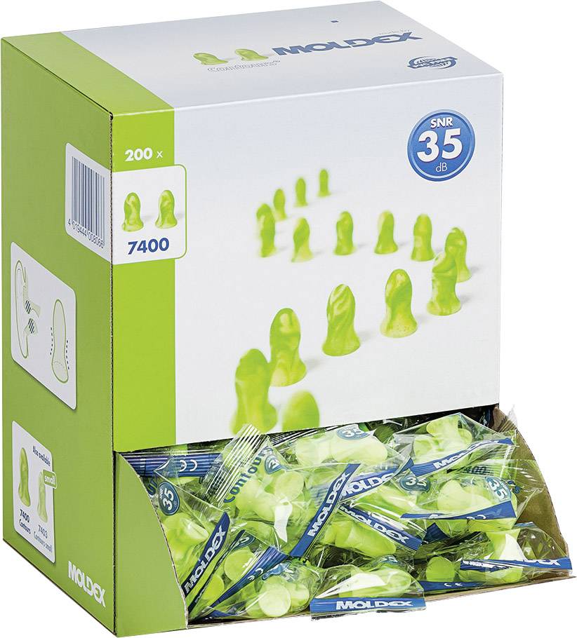 Bouchons d'oreille 35 dB Moldex 740001 200 paires