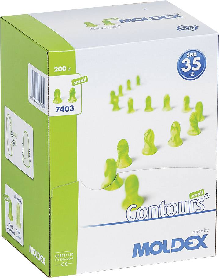 Bouchons d'oreille 35 dB Moldex 740301 200 paires