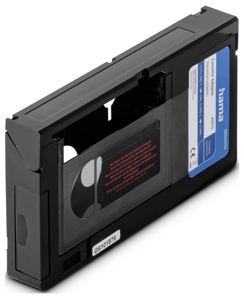 Adaptateur cassette VHS-C/VHS Hama "Auto"