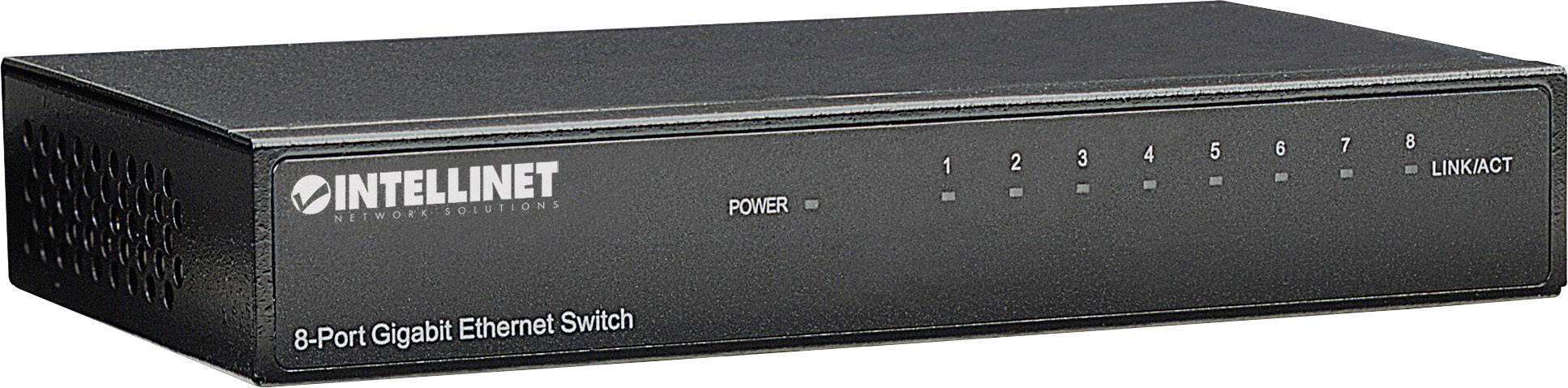Switch réseau Intellinet 530347 8 ports 1 GBit/s
