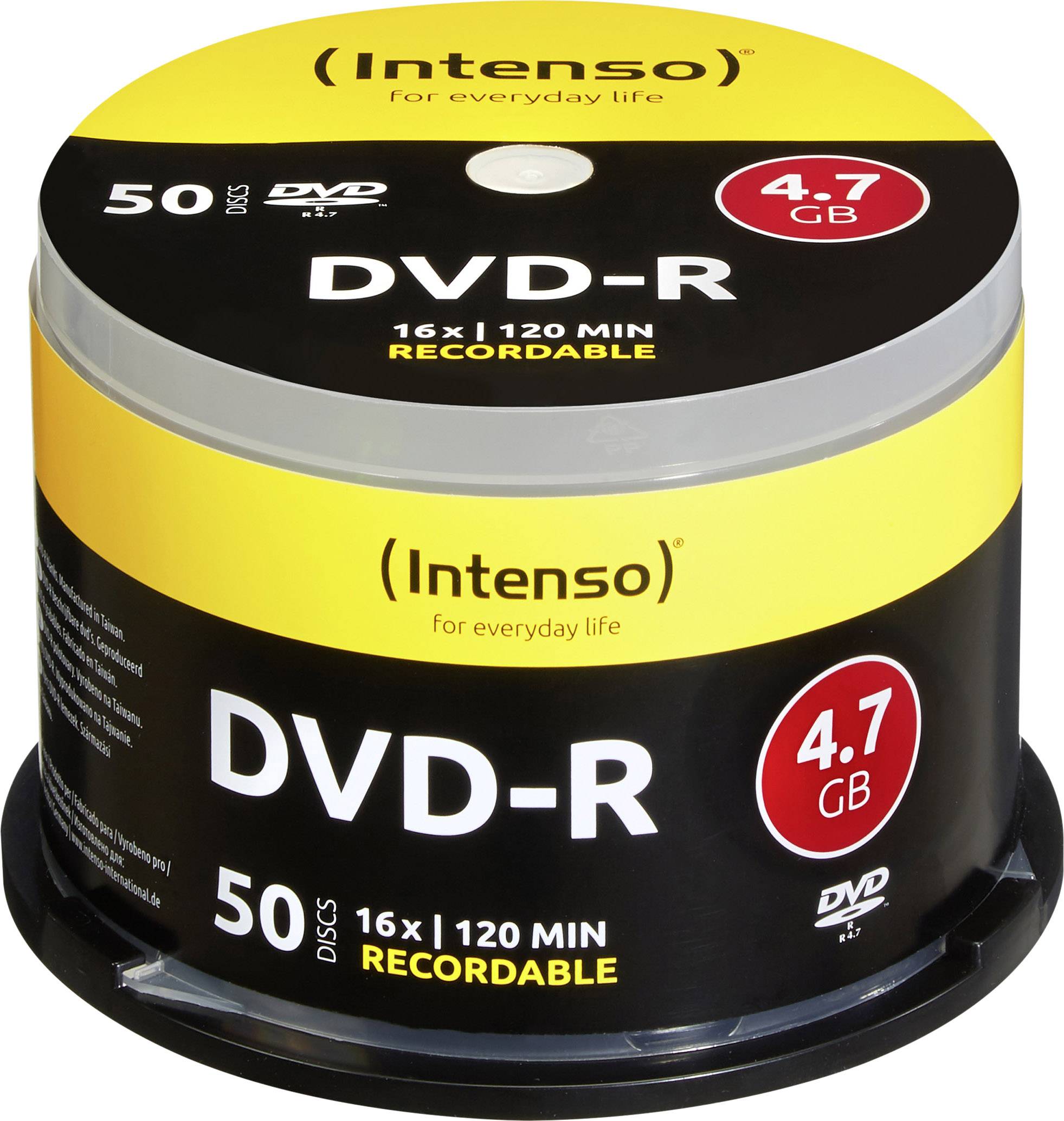 DVD-R vierge Intenso 4101155 50 pc(s) 4.7 GB 120 min