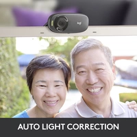 Webcam HD 1280 x 720 Pixel Logitech C310 pied de support, support à pince Webcam HD 1280 x 720 Pixel Logitech C310 pied de support, support à pince