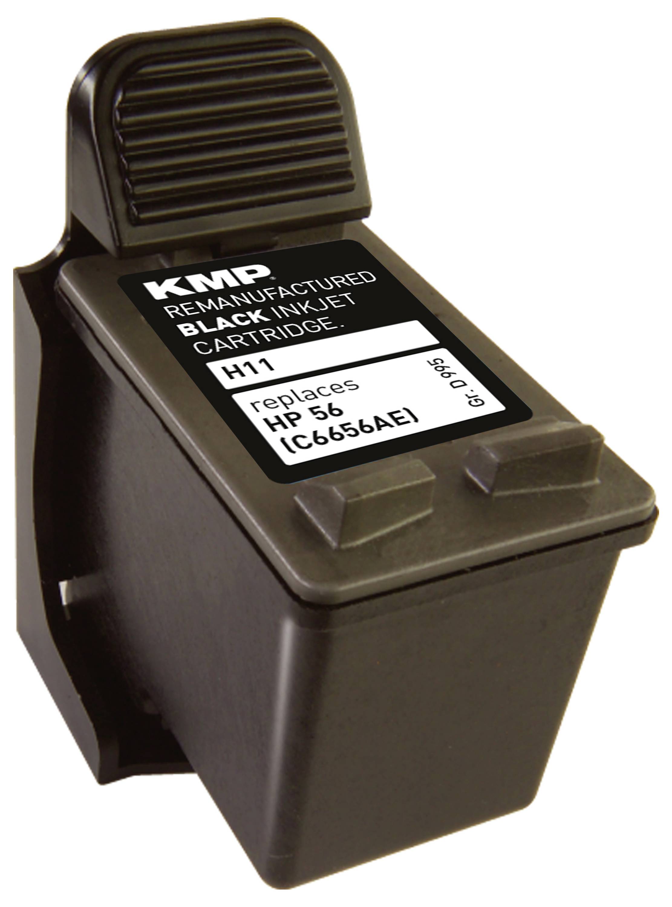 Cartouche d'encre compatible KMP équivalent HP N°56 (C6656AE) noire