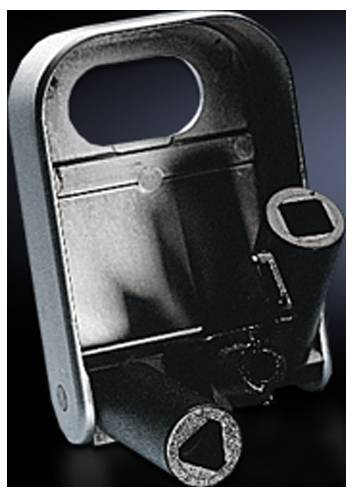 Clé pour armoires de distribution panneton double Rittal 2549.000 acier 1 pc(s)