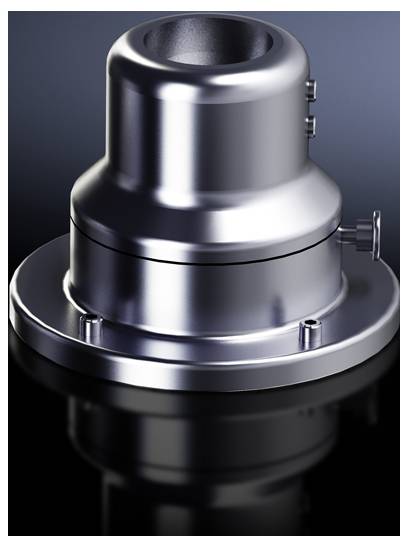 Support mural pivotant Rittal 6663.400 acier inoxydable (Ø) 9 mm 1 pc(s)