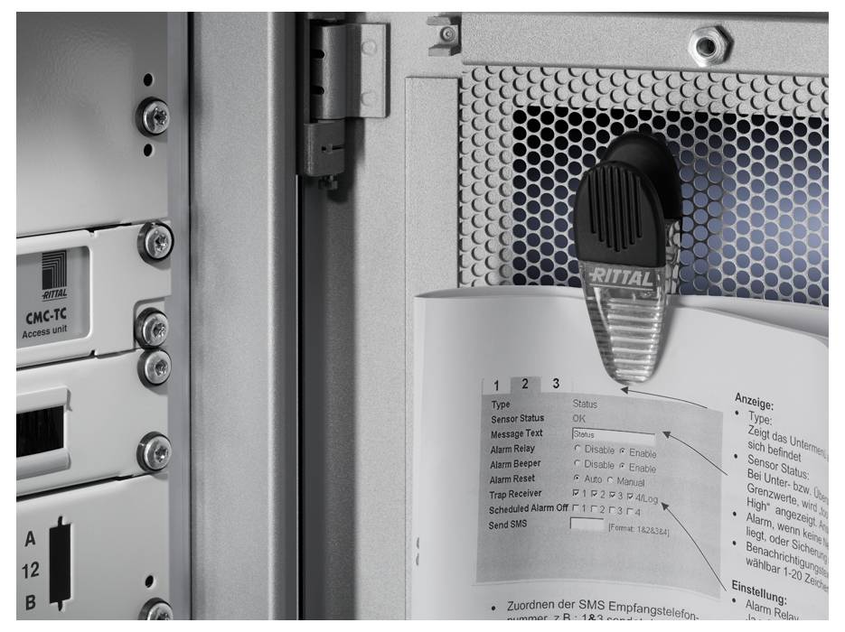 Pince à documents Rittal 7950.200 magnétique 2 pc(s)