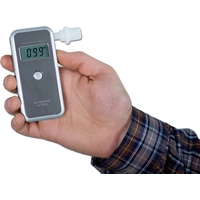 Ethylomètre ACE 107045 argent avec capteur interchangeable, avec écran Ethylomètre ACE 107045 argent avec capteur interchangeable, avec écran