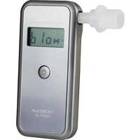 Ethylomètre ACE 107045 argent avec capteur interchangeable, avec écran Ethylomètre ACE 107045 argent avec capteur interchangeable, avec écran