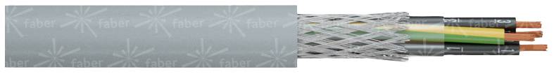 Faber Kabel HSLCH-JZ Câble de commande 4 x 0.75 mm² gris 032750 Marchandise vendue au mètre