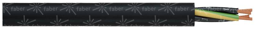 Faber Kabel YSLY-JZ 600 Câble de commande 5 x 0.75 mm² noir 033583 Marchandise vendue au mètre