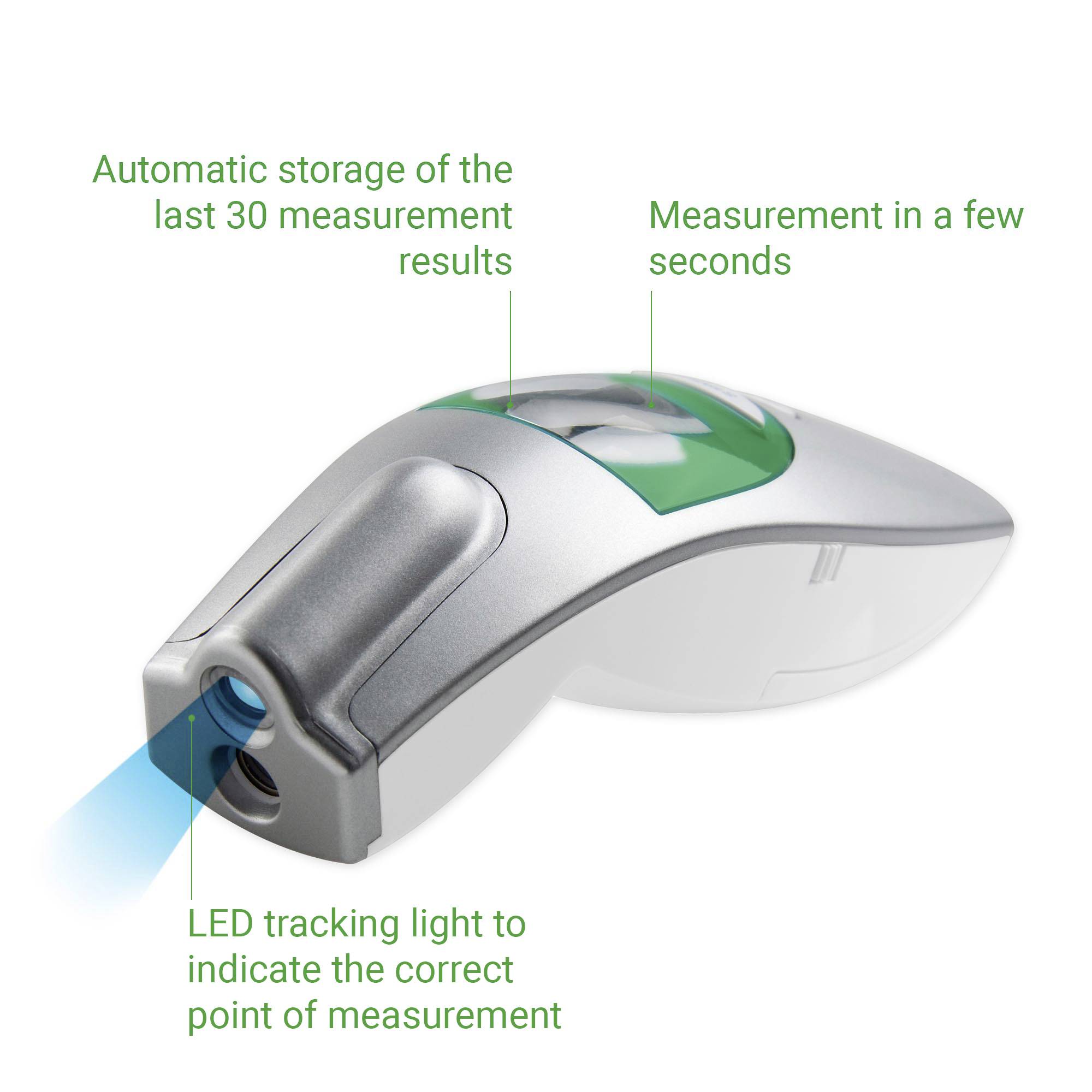 Thermomètre médical infrarouge Medisana FTN IR - tempe, front, oreille