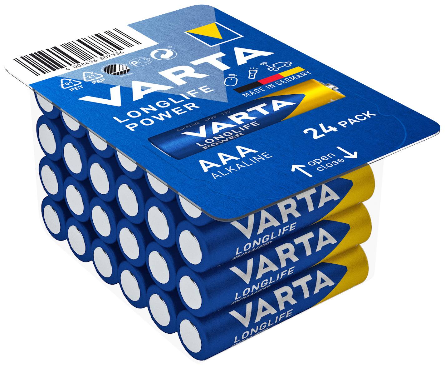 Varta LONGLIFE Power AAA Big Box 24 Pile LR3 (AAA) alcaline(s) 1.5 V 24 pc(s)