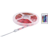 Ruban LED (Set complet) Renkforce 5MAC862W avec connecteur mâle 230 V 5 m RVB Ruban LED (Set complet) Renkforce 5MAC862W avec connecteur mâle 230 V 5 m RVB