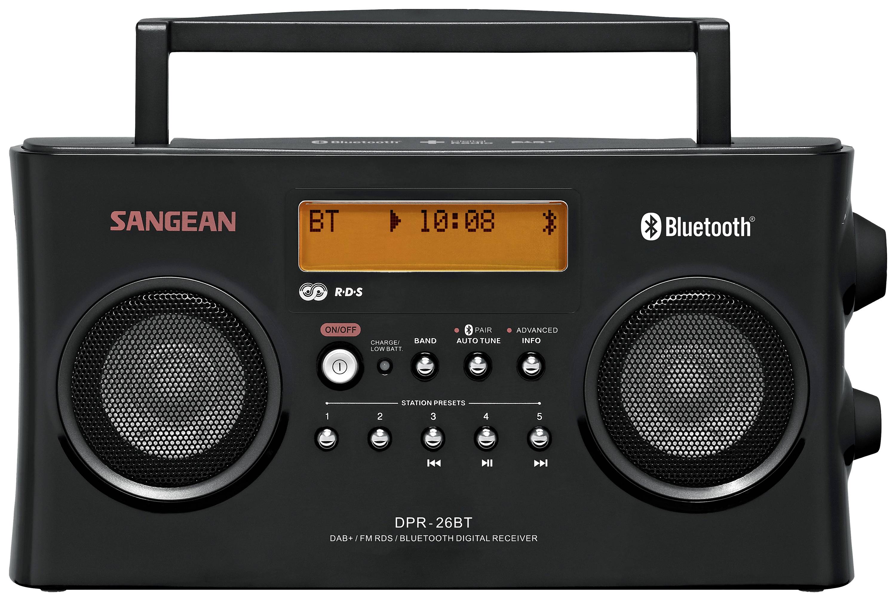 Radio DAB+ Sangean DPR-26 BT noire