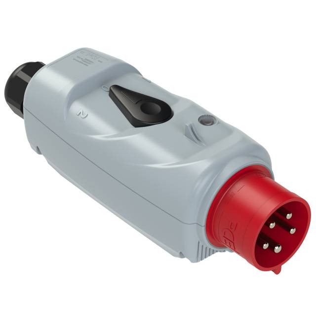 Mâle CEE 32 A 5 pôles PCE 540256251 400 V rouge, gris 1 pc(s)