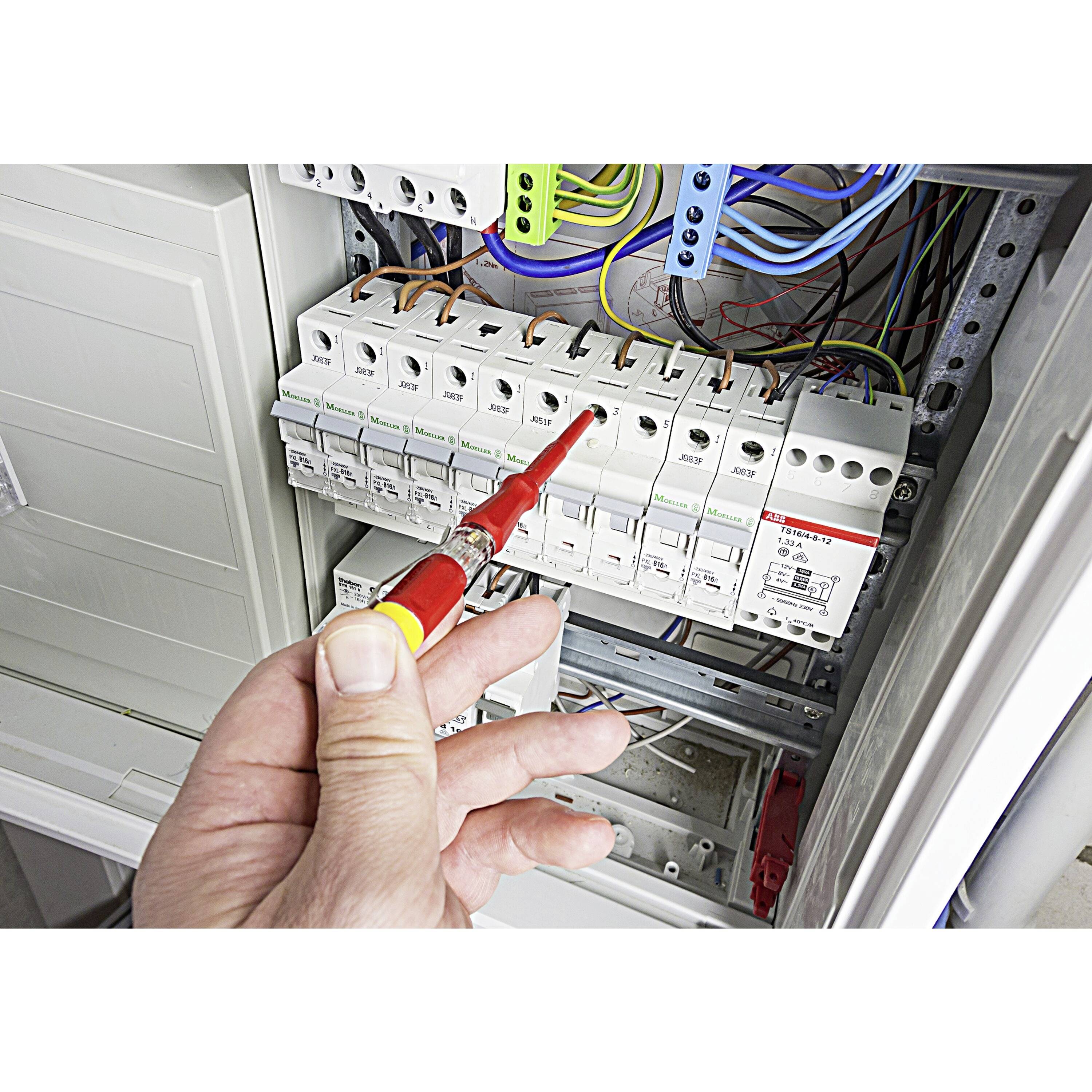 Vigor Testeur de phase 3 mm 150 - 250 V/AC